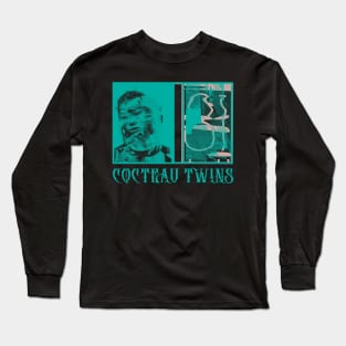 Cocteau Twins / 80s Styled Aesthetic Artwork Long Sleeve T-Shirt